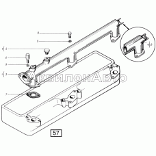 Труба водяная СМД-17,-17Н.01,-17Н.02,-17Н.03,-17Н.04,-18,-18Н.01,-18Н.02,-18Н.03,-18Н.04