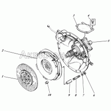 Муфта сцепления 444-21с1-10