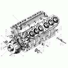 Блок цилиндров ЯМЗ-240НМ2