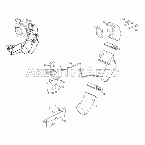 Тормоз моторный 536-30-357000-010 Тормоз моторный 536-30-357000-010