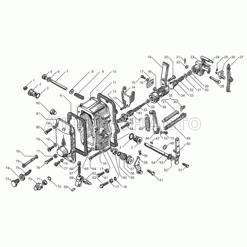 Крышка регулятора частоты вращения