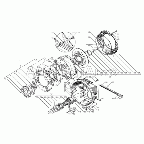 Сцепление ЯМЗ-183