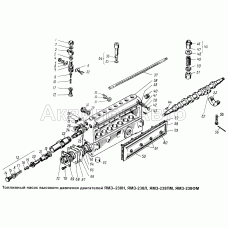 Топливный насос высокого давления двигателей ЯМЗ-238Н, ЯМЗ-238Л, ЯМЗ-238ПМ, ЯМЗ-238ФМ