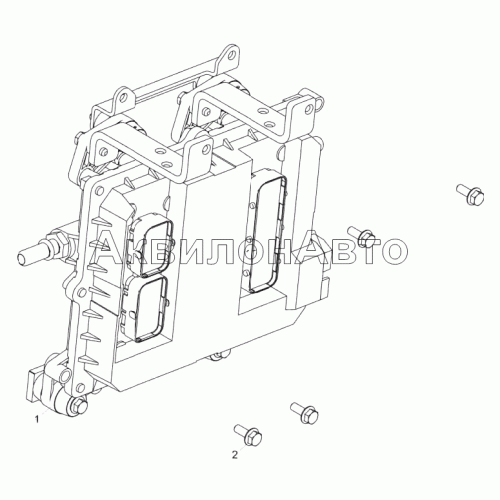 5340.3763005 Установка электронного блока управления (ЯМЗ-53441-20)