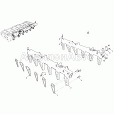 Труба распределительная (для двигателя ЯМЗ-536-10) 536-30-130300-010