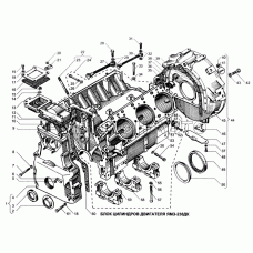 Блок цилиндров двигателя ЯМЗ-236ДК