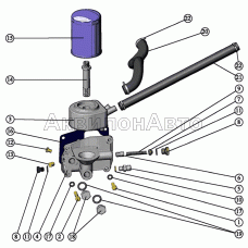 Установка масляного фильтра с ЖМТ. Установка патрубков Установка масляного фильтра с ЖМТ. Установка патрубков