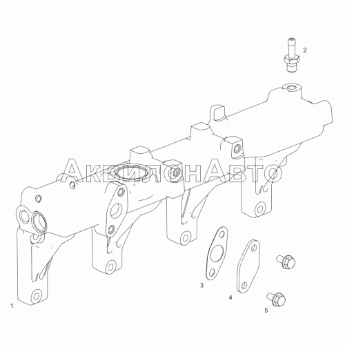 53442.1303100 Труба распределительная