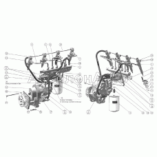 Топливные трубопроводы и установка топливной аппаратуры
