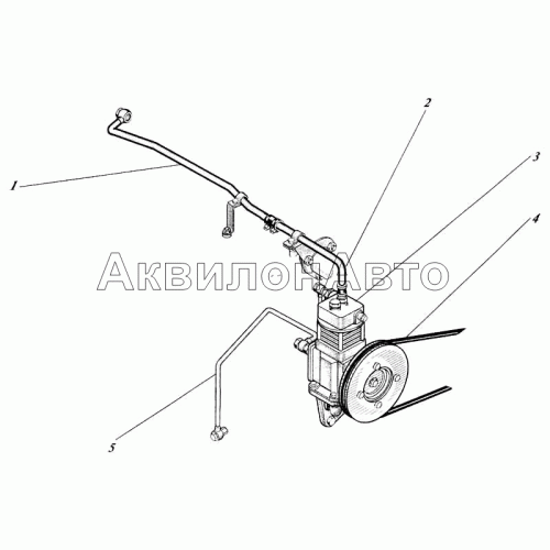 Установка компрессора 442-25c1-62