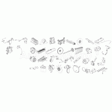 Схема деления двигателей ЯМЗ-536, ЯМЗ-5361, ЯМЗ-5363 на сборочные единицы