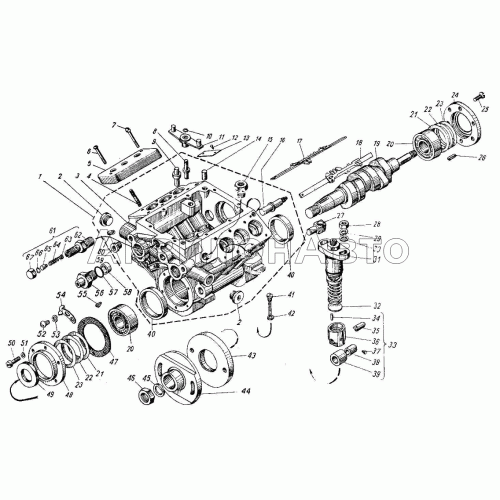 Корпус топливного насоса высокого давления Корпус топливного насоса высокого давления