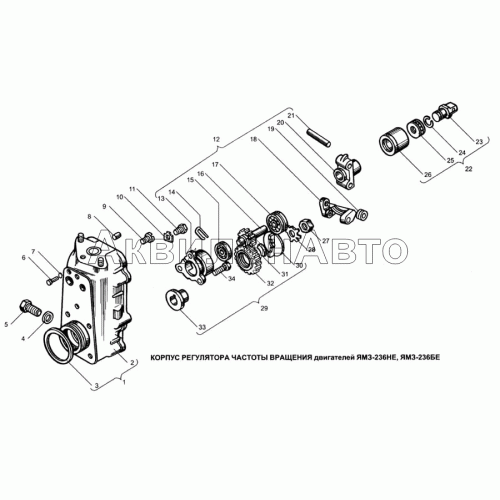 Корпус регулятора вращения двигателей Корпус регулятора вращения двигателей