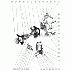 Установка насоса рулевого управления и ГУРа