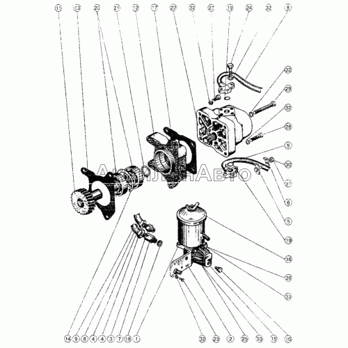 Установка насоса рулевого управления и ГУРа Установка насоса рулевого управления и ГУРа