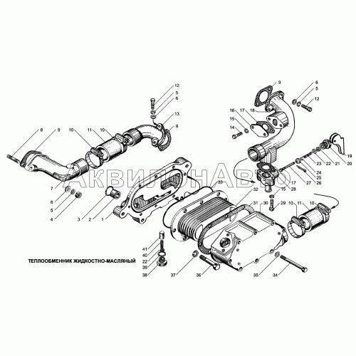 Теплообменник жидкостно-масляный