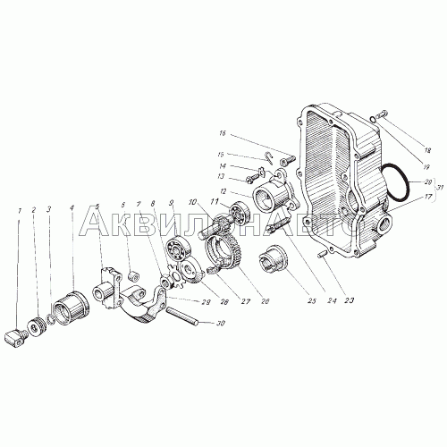 Корпус регулятора частоты вращения