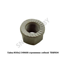 349600 Гайка М30х2  стремянки с юбкой  ТЕФЛОН