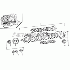 Вал коленчатый