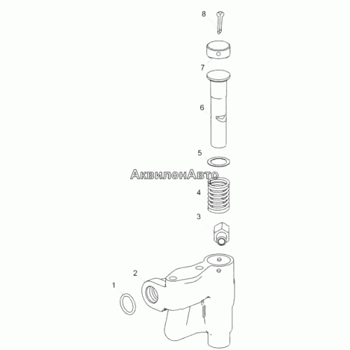 238Б-1011056 Клапан дифференциальный в сборе 238Б-1011056 Клапан дифференциальный в сборе