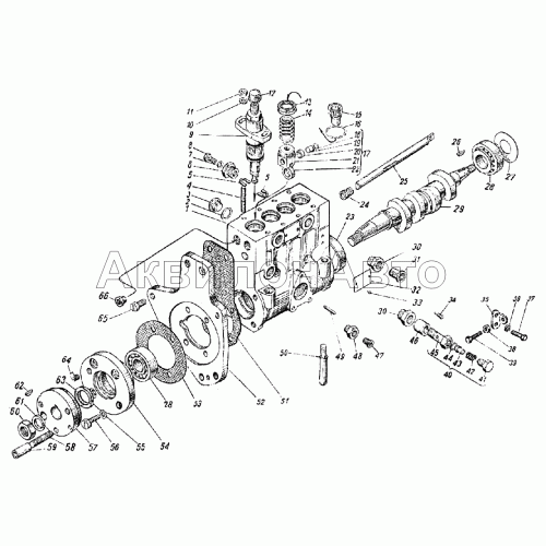 Корпус топливного насоса высокого давления