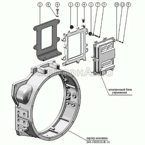 Установка кронштейнов блока управления. Установка кронштейнов блока управления.