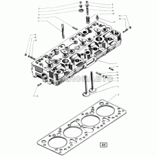 Голова цилиндров СМД-14НГ,-14БН,-15Н,-19,-20