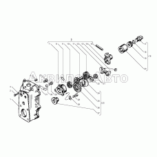 Корпус регулятора частоты вращения двигателей ЯМЗ-238БЕ2, ЯМЗ-238ДЕ2