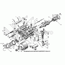 Топливный насос высокого давления V-образный
