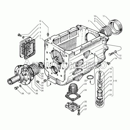 Картер коробки передач Картер коробки передач