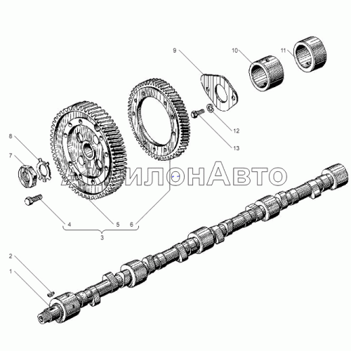 Вал распределительный