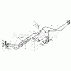 Топливные трубопроводы низкого давления двигателей ЯМЗ-8502.10, ЯМЗ-8502.10-08, ЯМЗ-8503.10
