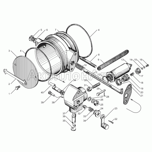Заслонка аварийного останова Заслонка аварийного останова
