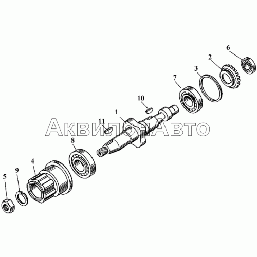 Вал 54.1111080 Вал 54.1111080
