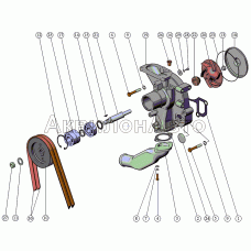 Установка водяного насоса