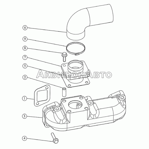 Установка впускного коллектора. Установка переходника и патрубка. Установка впускного коллектора. Установка переходника и патрубка.