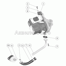 Маслопроводы турбокомпрессора. ( 245-1118000-К для ТКР С14-180-01, 245-1118000-К-01 для ТКР 6,5.1-10.06) Маслопроводы турбокомпрессора. ( 245-1118000-К для ТКР С14-180-01, 245-1118000-К-01 для ТКР 6,5.1-10.06)