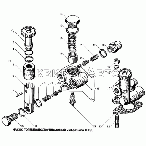 Насос топливоподкачивающий V-образного ТНВД