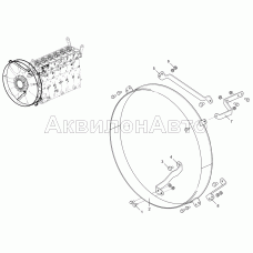 Кожух вентилятора (для двигателя ЯМЗ-536-10) 536-30-130900-010