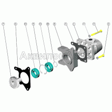 Установка насоса шестеренного Установка насоса шестеренного
