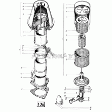 Воздухоочиститель СМД-14НГ,-14БН,-15Н,-19,-20