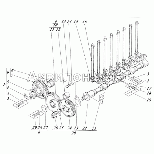 Механизм распределения 41-05с1 Механизм распределения 41-05с1