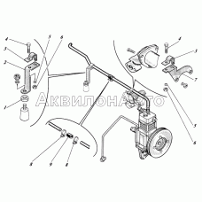 Установка компрессора 442-25с1-62