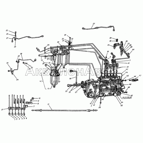 Система топливная