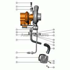 Маслопроводы турбокомпрессора Маслопроводы турбокомпрессора