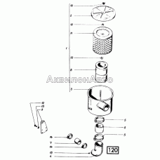 Воздухоочиститель СМД-21, -22, 22А, 23, 23.01, 23.02, 24, 24.01, 24.02