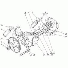 Насос масляный 442-09с2