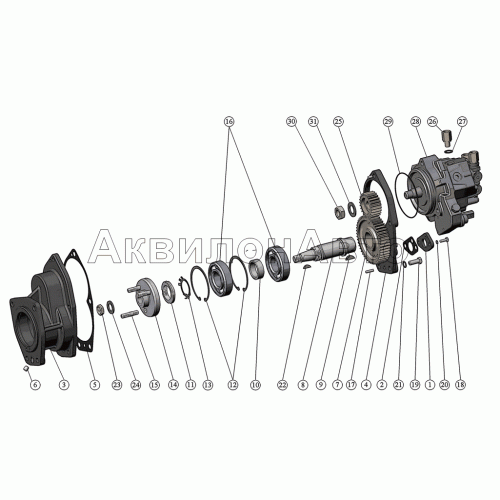 Топливный насос. Редуктор Топливный насос. Редуктор