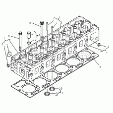 Головка блока цилиндров, прокладка головки блока цилиндров