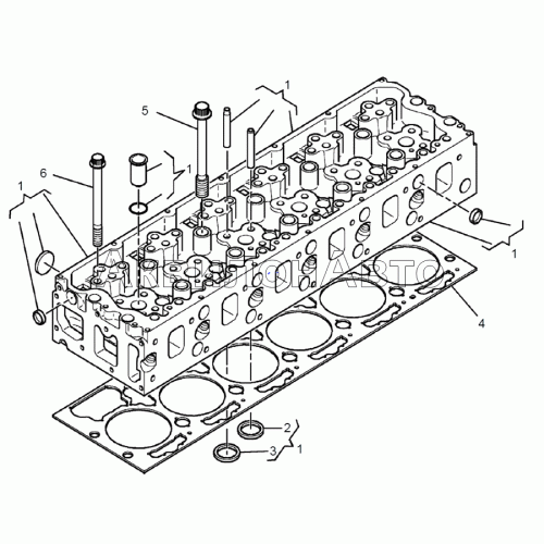 Головка блока цилиндров, прокладка головки блока цилиндров Головка блока цилиндров, прокладка головки блока цилиндров